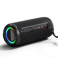 Speaker Boxen Bluetooth 5.3 Desktop Lautsprecher RGB Stereo Sound Bass Boost