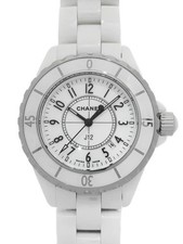 Chanel J12 H0968 Ladies' White Ceramic Quartz 33mm #TW058