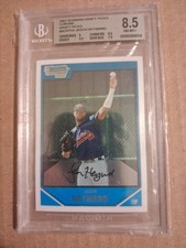 2007 Bowman Draft Picks Prospects Jason Heyward BDPP54 Chrome Prospects BGS 8.5