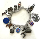 Vintage Sterling Silver Charm Bracelet - Travel Oslo Norway