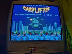 Choplifter (Sega Master System) Complete in Box CIB Tested Working Free Shipping