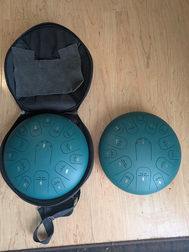 Tongue Drums (2), With Carrying Case