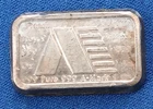 1981 Vintage A-MARK- U.S.V.I. - 1 Troy Oz, Pure .999 Chunky Silver Bar Ingot