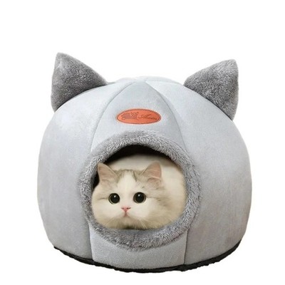 Tiefschlaf Komfort im Winter Katzenbett kleine Matte Korb kleine Hundehaus Produkte