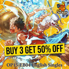 ONE PIECE - OP15 / EB04 ADV. ON KAMI'S ISLAND C / UC / R / L SINGLE CARDS - NEW