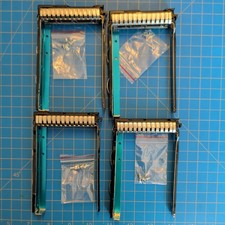 4x 2.5" SFF HDD Caddy Sled For HP DL380 DL380p DL360p DL180 Gen8 G9 651687-001