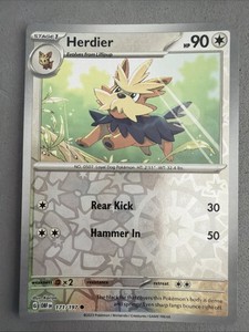Herdier 171/197 Obsidian Flames Reverse Holo
