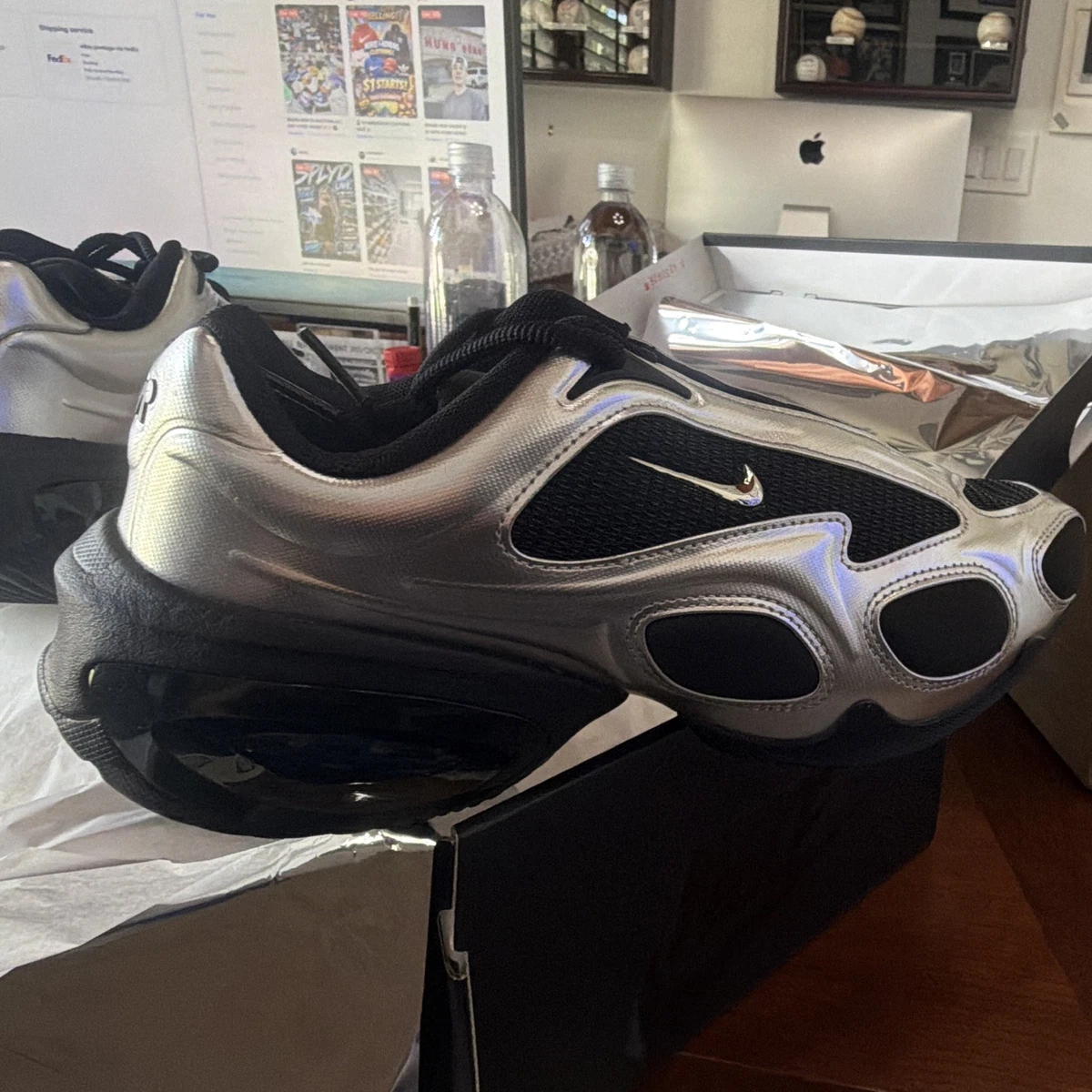 Nike Air Max Muse Metallic Silver W for sale | eBay