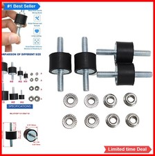 Rubber Isolator Mounts 4 Pack M6 Double Stud Shock Absorber Vibration Dampener
