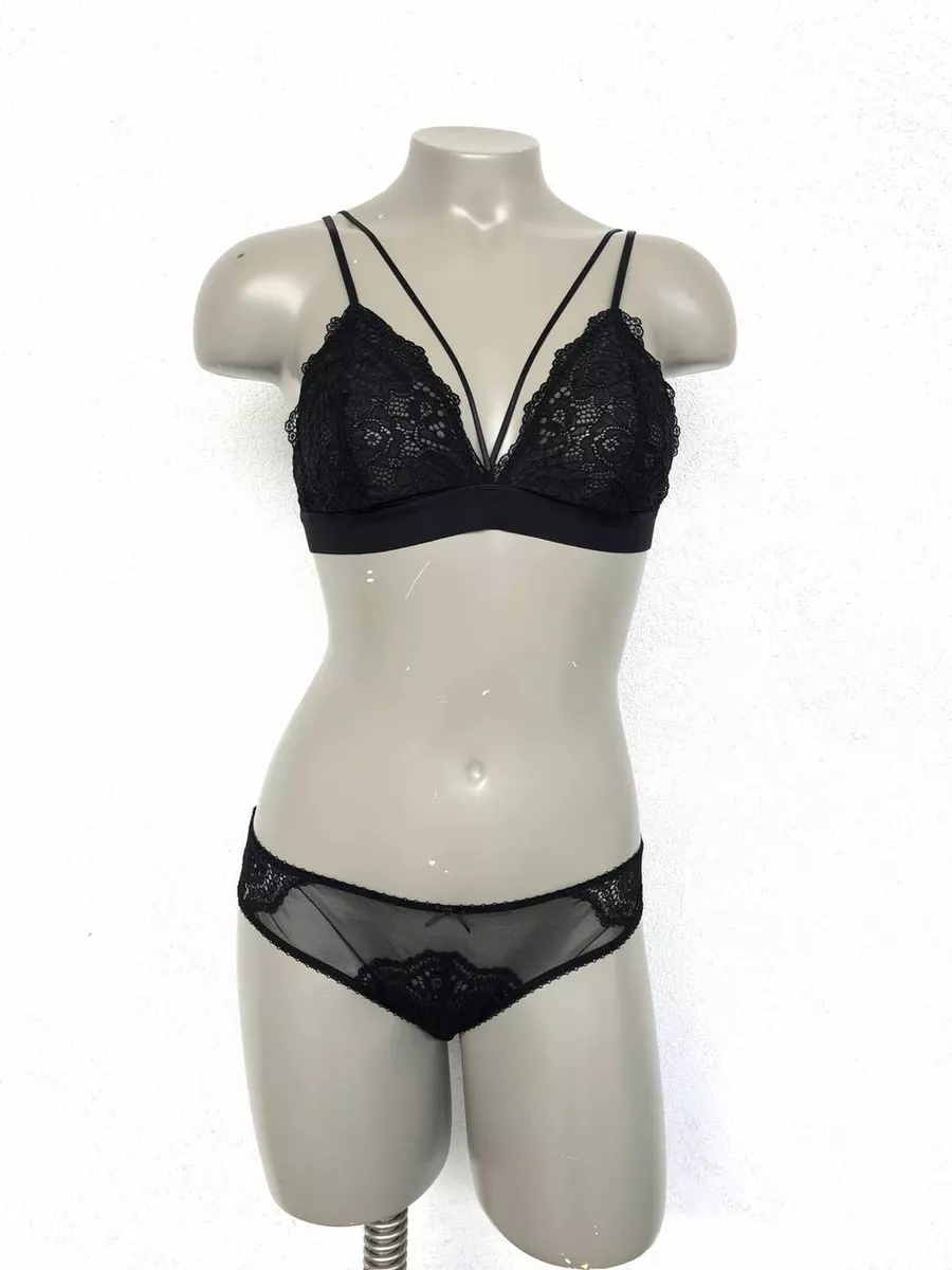 Cosey Rosy Women s Bra Panty Set Black