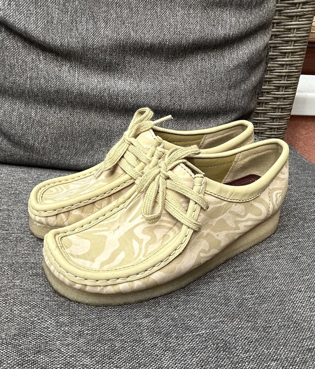 Clarks X Wu Tang Clan WallabeeWW Lo Maple Women s US 6 eBay