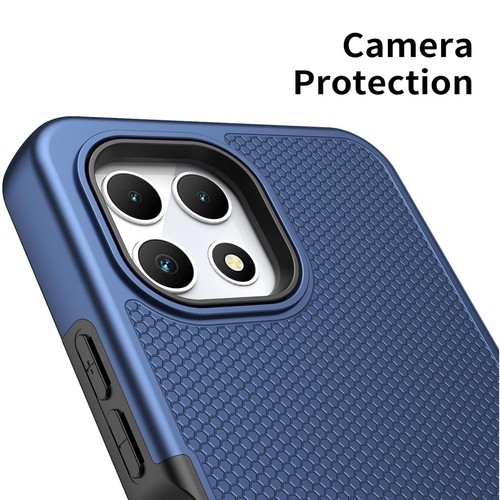 For Revvl 7 5G (T-Mobile) Dual Layer Slim Hybrid with Textured Rugged Case Cover - Picture 8 of 49