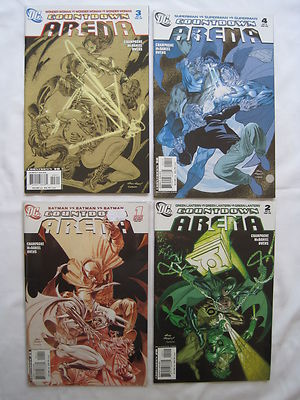COUNTDOWN: ARENA, KOMPLETT 4 Ausgaben DC 2008 Serie. Batman vs Batman usw. McDaniel