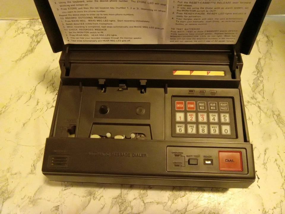 Safe House Automatic Emergency Message Telephone Dialer Radio Shack - WORKS! - Image 3 of 4