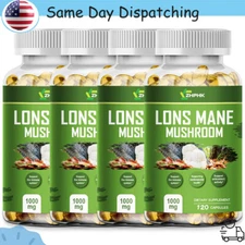 Mushroom Complex Supplement | 120 Capsules | 6 Mushroom Blend | by ZHPHK