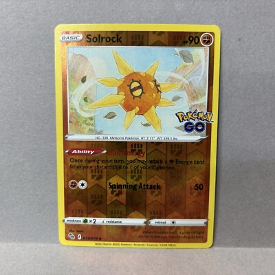 Solrock 039/078 Reverse Holo Pokemon Pokemon GO
