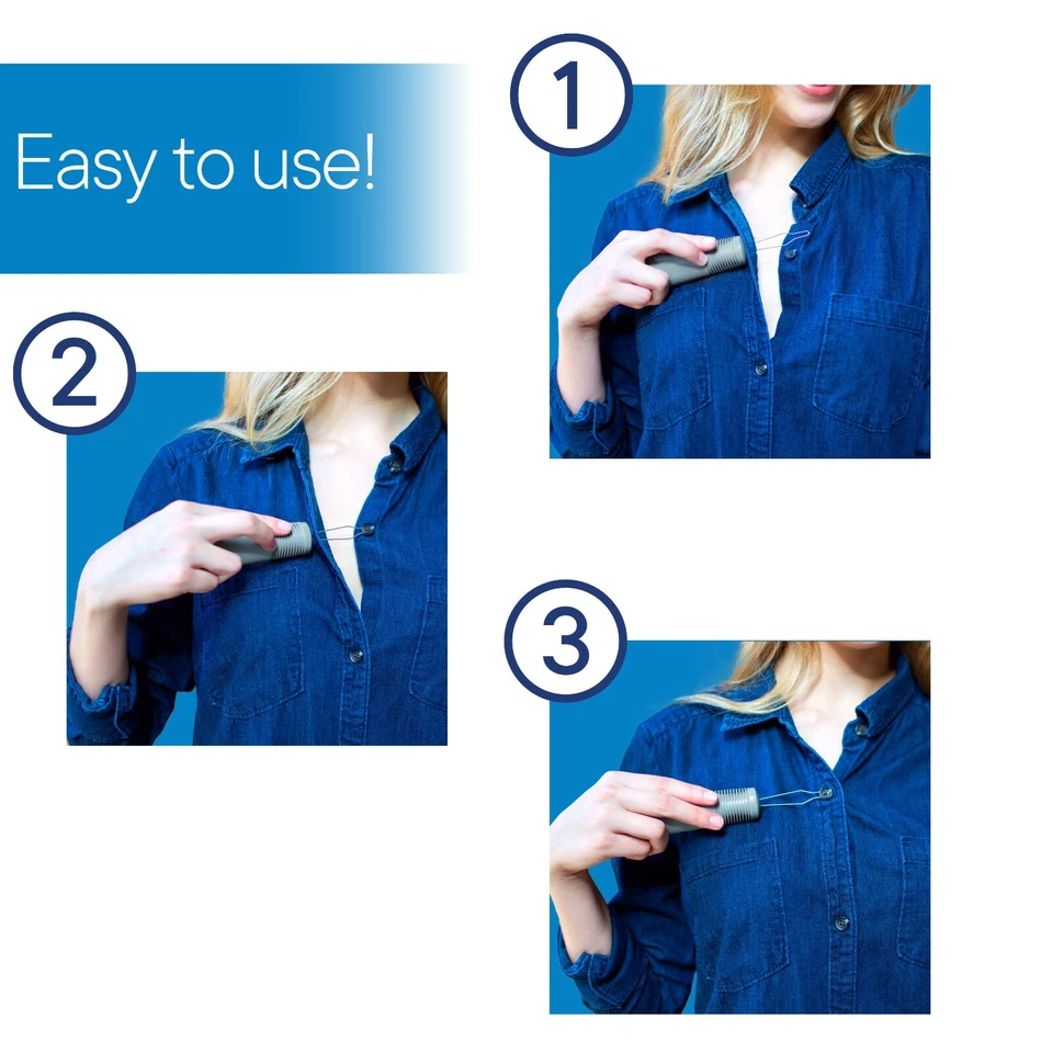 RMS Palo de Ayuda para Vestir con Gancho de Botón y Cremallera Tirador de Cremallera para Camisa Pantalones Foto 4 de 4