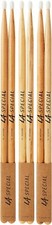 La Specials 7A Hickory Drumsticks With Nylon Tips Pack Of 3 Pair Usa Made