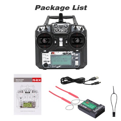 Flysky FS-i6X 10CH 2.4GHz AFHDS RC Sender mit FS-iA10B Empfänger