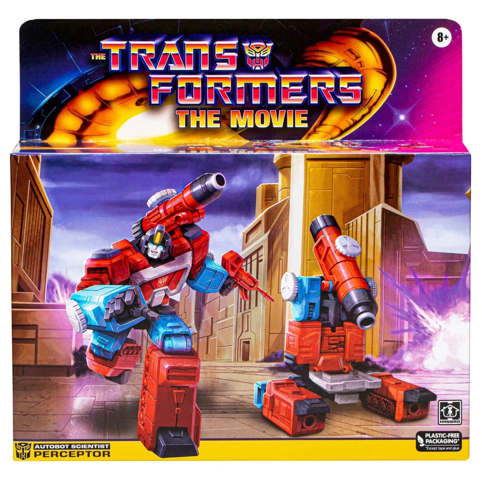 Hasbro Transformers Retro Transformers The Movie G1 Perceptor Action Figure New - Image 2 of 4