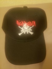 IRON MAIDEN Embroidered BASEBALL HAT / CAP - RARE / MINT CONDITION - LOOK