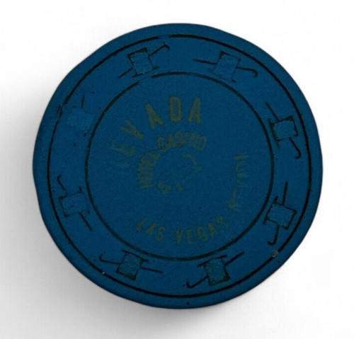 NEVADA HOTEL CASINO LAS VEGAS VINTAGE $1 CHIP 1980'S