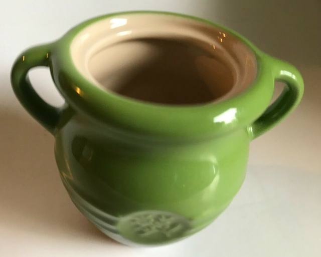 Le Creuset Stoneware Olive Jar & Notched Lid Sage Green 10oz