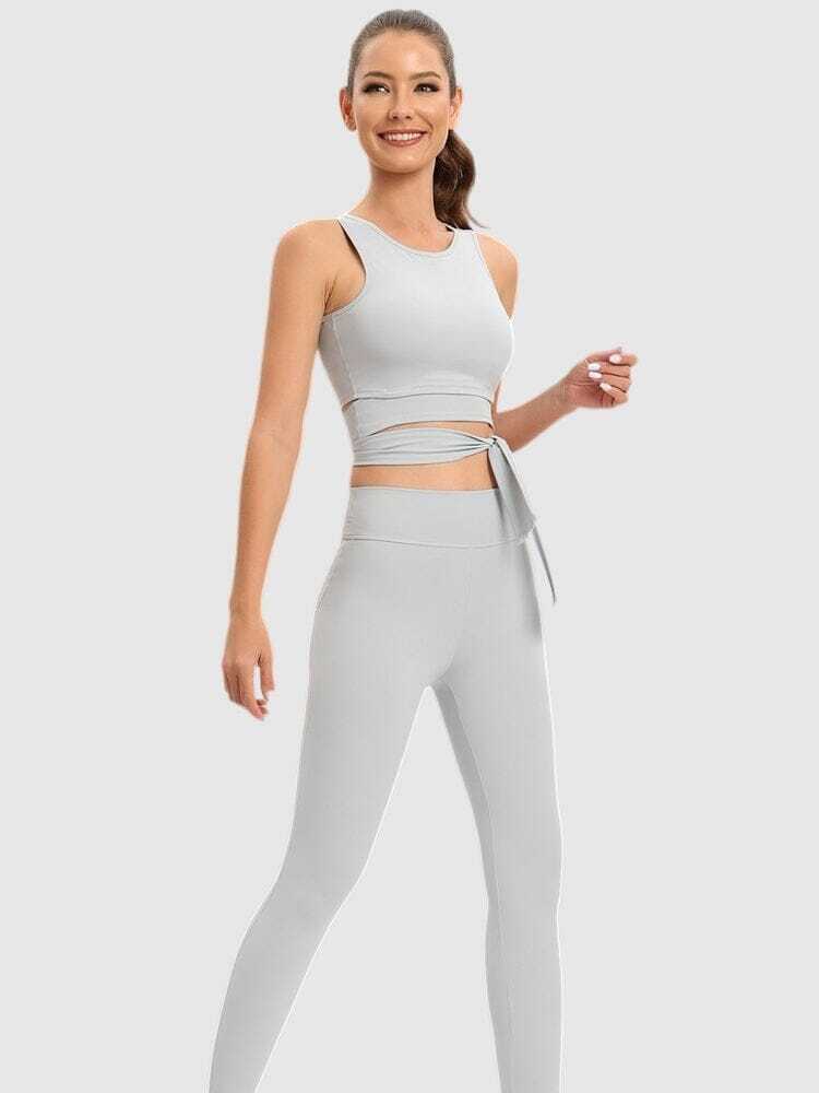 Brassière sport croisée devant vêtement de fitness extensible taille S à XL