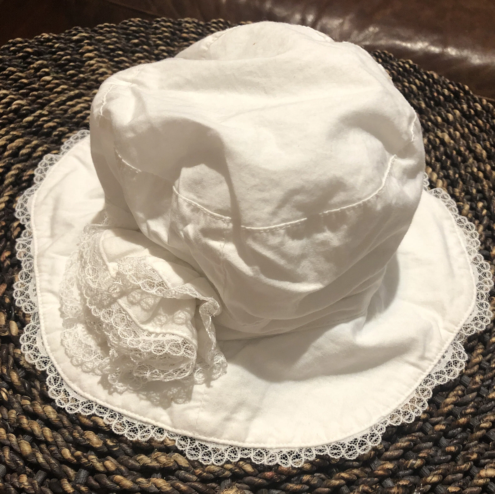 Koala Kids Girl’s White Lace Sun Hat Bucket Size 4T Flower
Opens in a new window or tab
