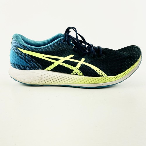 Asics Hyper Speed 1011B025 Mens US 12 Running Shoes Black Blue Athletic Sneakers