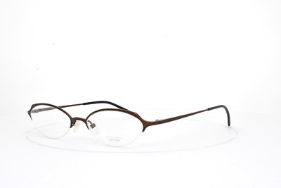 Oliver Peoples Dulcette BIR Brown Half‎ Rim Eyeglasses Frames 48-17 133 Japan Oliver Peoples Eyeglasses Bronze Half Rim JAPAN 48-17-133  main image 2