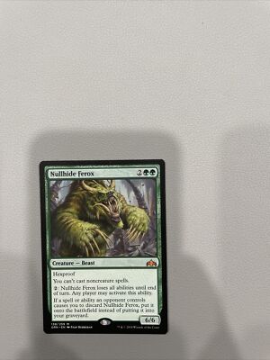Nullhide Ferox 1x FOIL GRN MTG Guilds of Ravnica Mythic MINT green Nullhide Ferox 1x FOIL GRN MTG Guilds of Ravnica Mythic MINT green