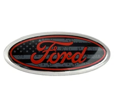 Rear Oval Tailgate 5 inch Logo US Flag Emblem for Ford Taurus C-Max Focus