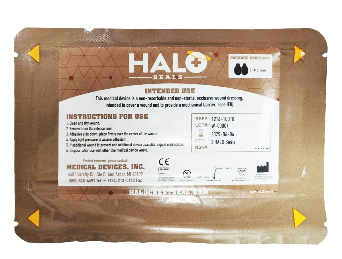 HALO Chest Seal Named Best Occlusive Dressing By MRT Halo, 56 OFF