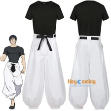 Anime Jujutsu Kaisen Fushiguro Toji Cosplay Costume Uniform Short Pants Party