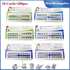 Dental Orthodontic Metal Bracket Braces MIM Monoblock Mini Roth/MBT 022 345 Hook