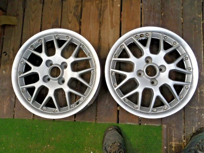 6x15 ET45 VW POLO ORIGINAL BBS RS 772 Alufelgen LK 4x100 2 STÜCK NEU UNBENUTZT - Bild 1 von 4