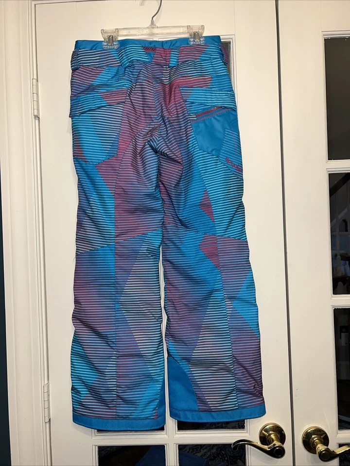 Spyder 滑雪裤 儿童 14 码 水蓝色,粉色 — 第 3/4 张图片