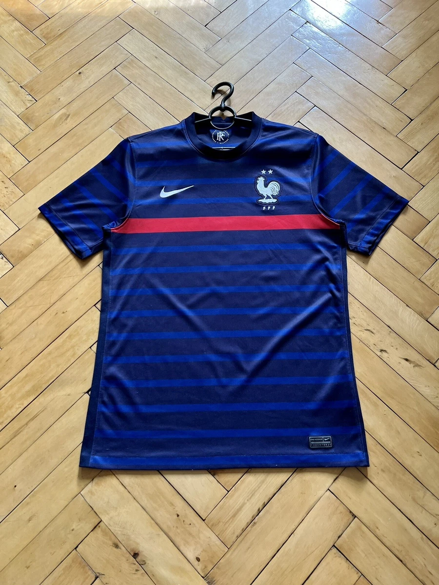 Nike France FFF 2020 2022 Home Football Shirt Soccer Jersey Size M
