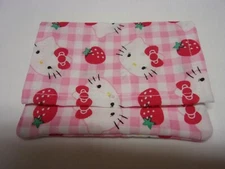 Hello Kittie  Print Wonder Wallet - Lots of Pockets (Small and Compact)