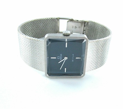 OMEGA DE VILLE 18KT WHITE GOLD WATCH 