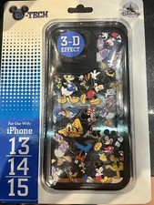 DISNEY PARKS Mickey And Friends 3-D Effect iPHONE 13/14/15 Clear Case
