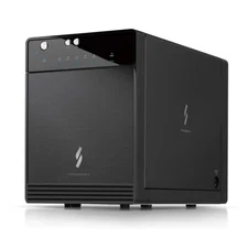 Mediasonic USB 3.2 Gen 2 4 Bay 3.5" SATA Hard Drive Enclosure USB Type C 10Gbps