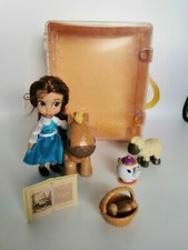 Disney Animators Collection Belle Mini Doll Play Set. Not Complete