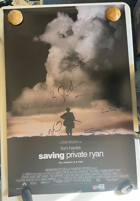Saving Private Ryan Poster - s/n with COA, unused