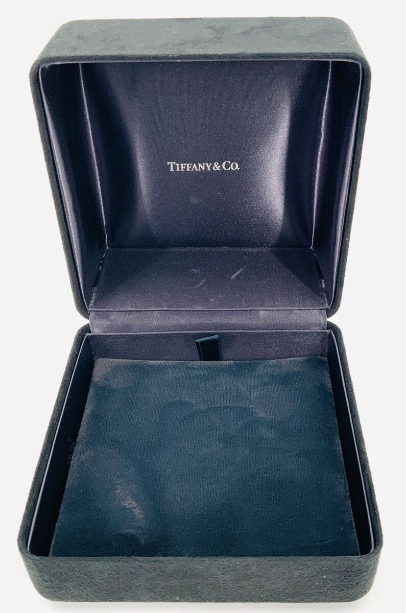 Tiffany & Co. Black Suede/Velvet Presentation Box 4.5”x4.5 Tiffany & Co. Black Suede/Velvet Presentation Box 4.5”x4.5