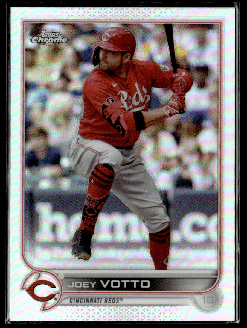 2022 Topps Chrome Sonic Refractor Joey Votto Cincinnati Reds #177