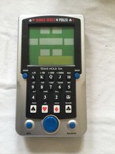 Excalibur WORLD SERIES OF POKER TEXAS HOLD 'EM Handheld Electronic Game - WORKS