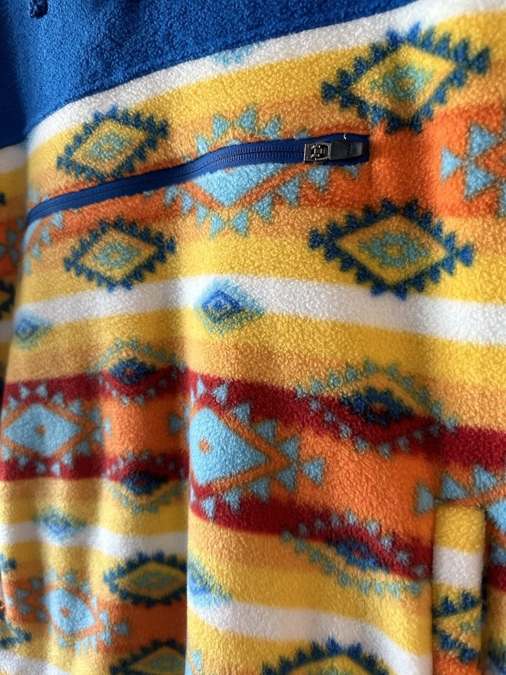 Massive Outdoor Men's Large Aztec Print Fleece Pullover Hoodie