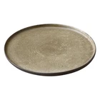 Shigaraki yaki ware Japanese pottery Round small dish Plate MIraka style Japan